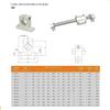 Coavoo 2-Pack 20 x 360 mm Linear Shafts with 4 SCS20UU Bearing Blocks and 4 SK20 Supports view 4