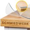 SCHMIEDWERK Clear Custom-Fit Table Protector, 2 mm, Comfort Edge, 85 x 205 cm view 1