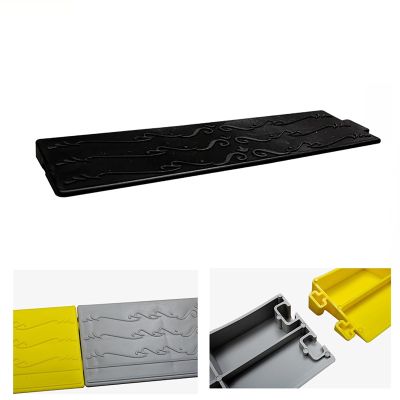 Door Threshold Ramp, Wheelchair Ramp, Robot Vacuum Ramp, Cuttable, for Doors, Bathrooms, Supermarket Entrances and Garage Entrances (Color: B, Size: 25 × 13 × 6.5 cm / 9.8 × 5.1 × 2.5 in)