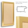 CLAMARO Collage Picture Frame, Square, MDF Wood, Glossy Gold, 34 x 48 cm view 2