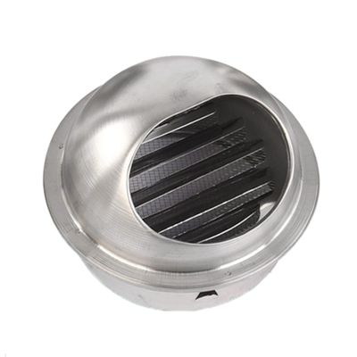 Zanotva 160 mm Stainless Steel Round Wall Vent Outlet