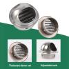 Zanotva 160 mm Stainless Steel Round Wall Vent Outlet view 2