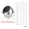Zanotva 160 mm Stainless Steel Round Wall Vent Outlet view 4