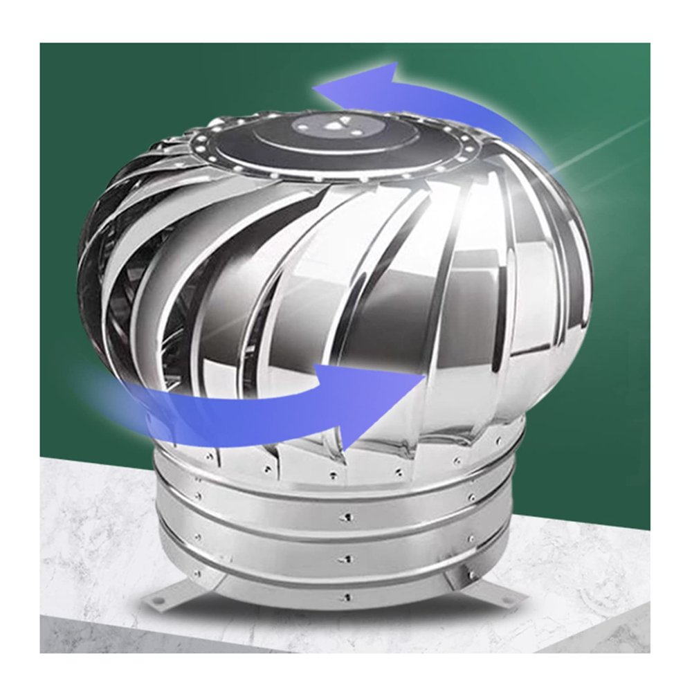 Zanotva 450 mm Stainless Steel Rotating Chimney Cowl Cap