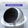 Zanotva 304 Stainless Steel Round Air Vent Cover, 180 mm/7.1 in view 2