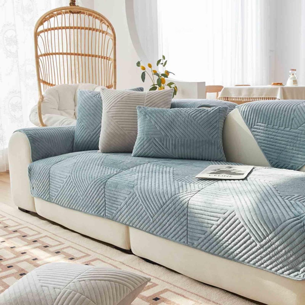 YWQJL L-Shaped Sofa Cover, Funny Fuzzy Couch Throw, Anti-Slip, #17, 70 x 120 cm