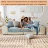 YWQJL L-Shaped Sofa Cover, Funny Fuzzy Couch Throw, Anti-Slip, #17, 70 x 120 cm view 2