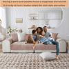 YWQJL Funny Fuzzy L-Shaped Sofa Cover, Non-Slip Couch Throw for 3/2/1-Seater Sofas, Pet Protector, #15-90x120 cm view 2