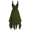 Steampunk Women's Knee-Length Gothic Corset Dress view 3