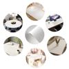 BHOMTY Multifunctional PU Leather Table Mat, White, 100 x 200 cm view 4