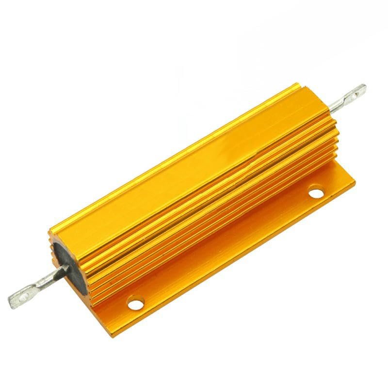 ezqnirk 1-Piece RX24 Aluminum Power Metal-Clad Wirewound Resistor, 100 W–50 kΩ