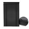 DZHTUF Black Real Wood Venetian Blind, 50 mm Slats, WH-60 x 180 cm view 1