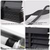 DZHTUF Black Real Wood Venetian Blind, 50 mm Slats, WH-60 x 180 cm view 2