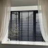 DZHTUF Black Real Wood Venetian Blind, 50 mm Slats, WH-60 x 180 cm view 4