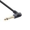 YSJJZRL 6.5 mm 2-Pole Male-to-Female Audio Cable, 90-Degree Right-Angle Stereo Plug, Headset Audio Extension Cable (1 m) view 4