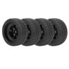 Topiky 4-Piece RC Rubber Tire Set with 12 mm Hex Hubs for HSP 1/10 Short Course Truck view 1
