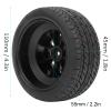 Topiky 4-Piece RC Rubber Tire Set with 12 mm Hex Hubs for HSP 1/10 Short Course Truck view 2