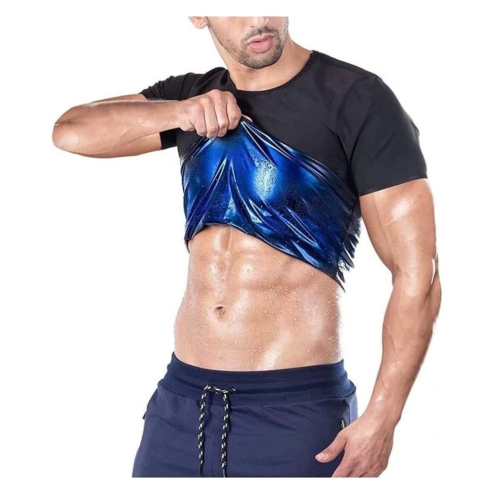 HAIYANG Men's Sauna Shaping Vest, Slimming Fitness Shirt, XXL