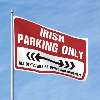Flag for Students, Athletes, Irish Parking Flag, Outdoor Porch Decoration, Car Flags for Rooms (Size: 60 x 90 cm)