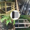 Black Temporary Fence, Hexagonal Plastic Chicken Wire Mesh, Garden Safety Net, W 50 cm / 19.7 in, L 45 m / 147.6 ft view 2
