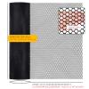 Black Temporary Fence, Hexagonal Plastic Chicken Wire Mesh, Garden Safety Net, W 50 cm / 19.7 in, L 45 m / 147.6 ft view 3