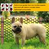 Black Temporary Fence, Hexagonal Plastic Chicken Wire Mesh, Garden Safety Net, W 50 cm / 19.7 in, L 45 m / 147.6 ft view 4