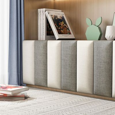 NEPHRA 3D Self-Adhesive Padded Wall Panels for Bed Headboards, 160 cm, Color C