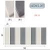 NEPHRA 3D Self-Adhesive Padded Wall Panels for Bed Headboards, 160 cm, Color C view 2