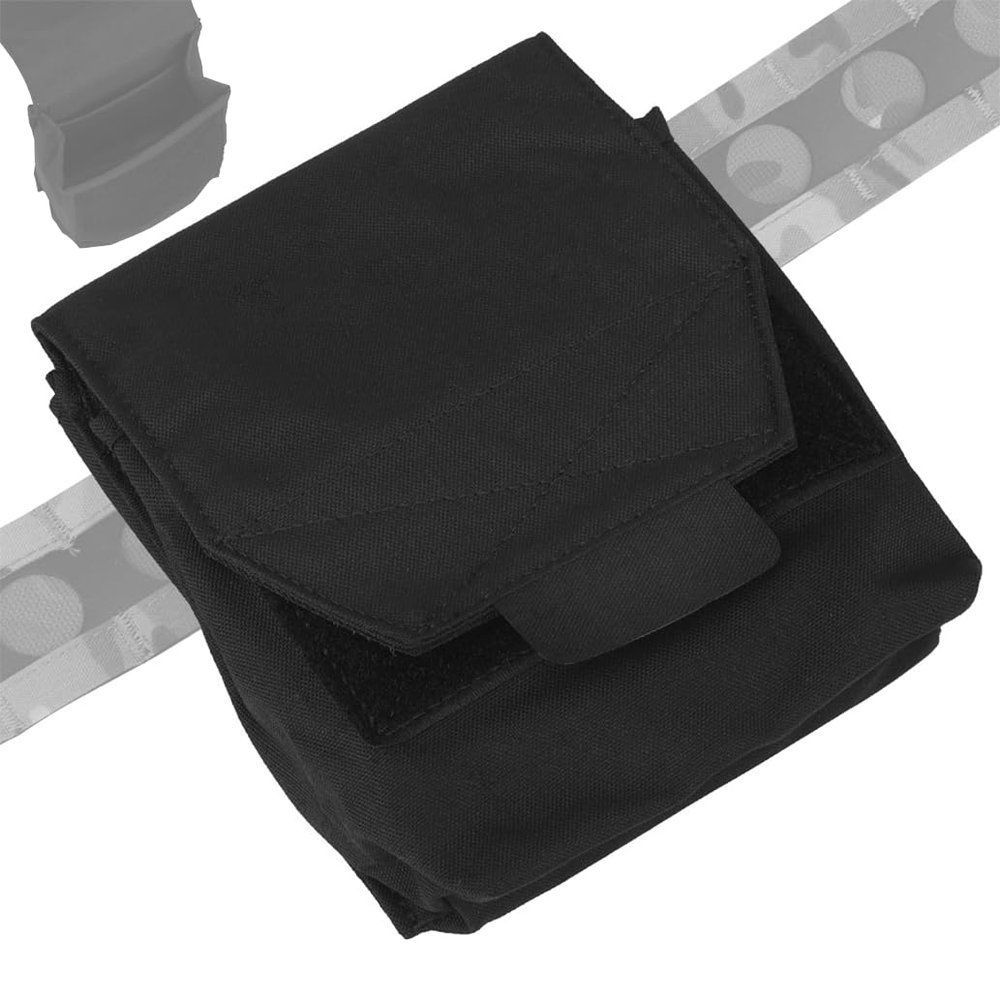 Multifunctional MOLLE Tactical Utility Pouch, EDC Tool Bag, First-Aid Kit, Airsoft, Hunting and Military Use, Black