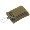 JTLB Outdoor EDC MOLLE Pouch Wallet, Mini Portable Key and Card Case with Carabiner (Green) view 1