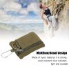 JTLB Outdoor EDC MOLLE Pouch Wallet, Mini Portable Key and Card Case with Carabiner (Green) view 3