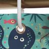 MUNOOR 3D Octopus Shower Curtain, 180 x 180 cm, with 12 Rings view 4