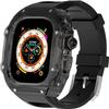 KAVJU Rm Modification Kit Clear Case with Band for Apple Watch Ultra 49 mm, Fully Transparent Cover and Strap Mod Set for iWatch 8/7/6/5/4/SE, Agate view 1