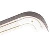 Garesa 2-Track Curtain Rail, White, Wenge Fascia with Return, 430 cm view 1