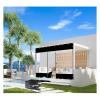 Weatherproof Transparent PVC Curtain with Zipper, H3 × W3.5 m view 1