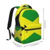 Ahdyr Anti-Theft Backpack with Jamaican Flag Design view 2