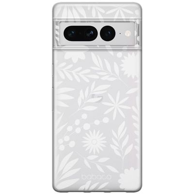 Babaco ERT Group Case for Google Pixel 7 Pro, Flowers 023, Partially Transparent