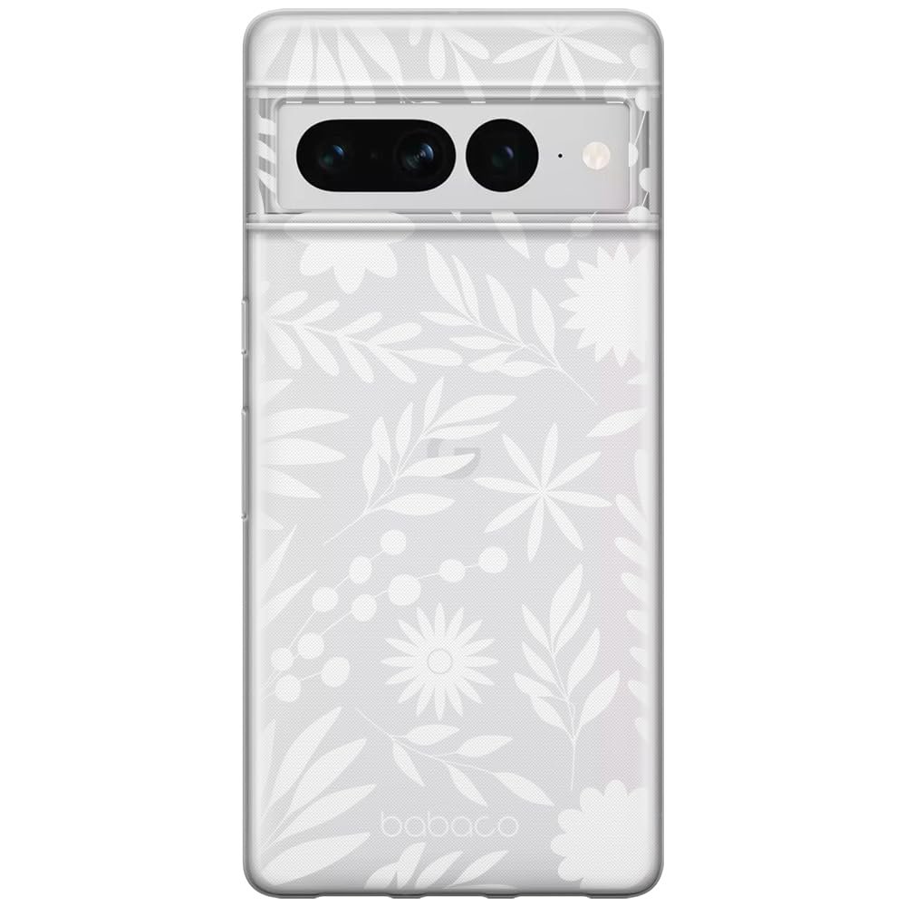 Babaco ERT Group Case for Google Pixel 7 Pro, Flowers 023, Partially Transparent