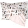 Lavender Herbal Scented Pillow 30 x 20 cm, Organic Cotton, “Liebe Hunde” view 4