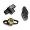 CTLH20 2/5-Piece M4 M5 M6 M8 M10 Plum Bakelite Knurled Nuts, Hand-Tightening Butterfly Plastic Head Knob, M5 5-Piece, 35 Blind Hole view 1