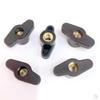 CTLH20 2/5-Piece M4 M5 M6 M8 M10 Plum Bakelite Knurled Nuts, Hand-Tightening Butterfly Plastic Head Knob, M5 5-Piece, 35 Blind Hole view 3