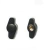 CTLH20 2/5-Piece M4 M5 M6 M8 M10 Plum Bakelite Knurled Nuts, Hand-Tightening Butterfly Plastic Head Knob, M5 5-Piece, 35 Blind Hole view 4