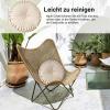 Imtrub Round Throw Pillow, 35 cm Velvet Pleated Pumpkin Cushion view 4