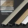 XTGDIEM Metal Floor Transition Strip, Carpet to Wood/Tile to Carpet, for Uneven Indoor Floors (Style-1) view 3