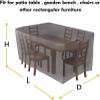 Jianghu Art 260 x 120 x 75 cm Waterproof Patio Furniture Cover view 4