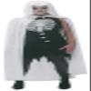 Brandsseller Women's Ghost Costume Cape and Dress for Carnival, Halloween and Bachelorette Parties, One Size L view 1