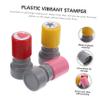 Ciieeo 3-Piece Plastic Teacher Stamps, Practical Reward Stamps for Classrooms, Crafts and Greeting Cards view 3