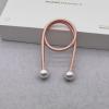 Curtain Tiebacks, 2 Pieces, No-Drill Installation, Pink view 2