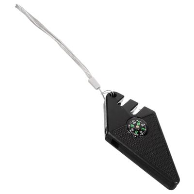 ABOOFAN Fishing Hook Sharpener with Compass and Whistle