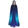Blue Butterfly Hooded Cloak for Adults, Unisex view 2
